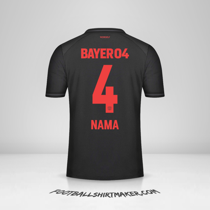 Jersey Bayer 04 Leverkusen 2023/2024 -  nama - 4