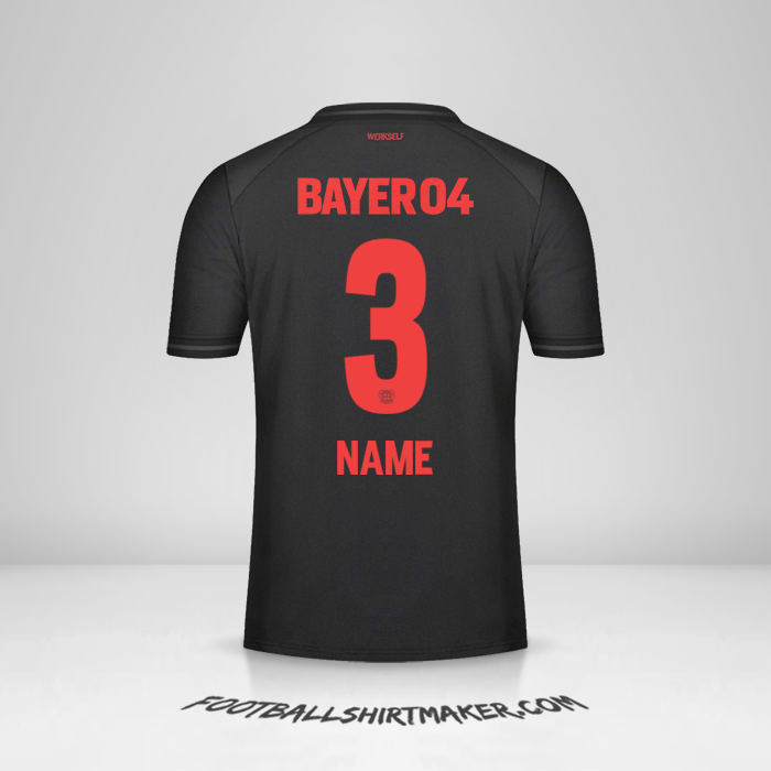 Trikot Bayer 04 Leverkusen 2023/2024 -  name - 3