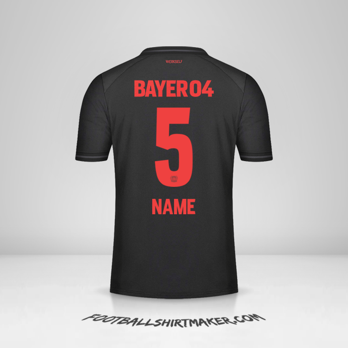Trikot Bayer 04 Leverkusen 2023/2024 -  name - 5
