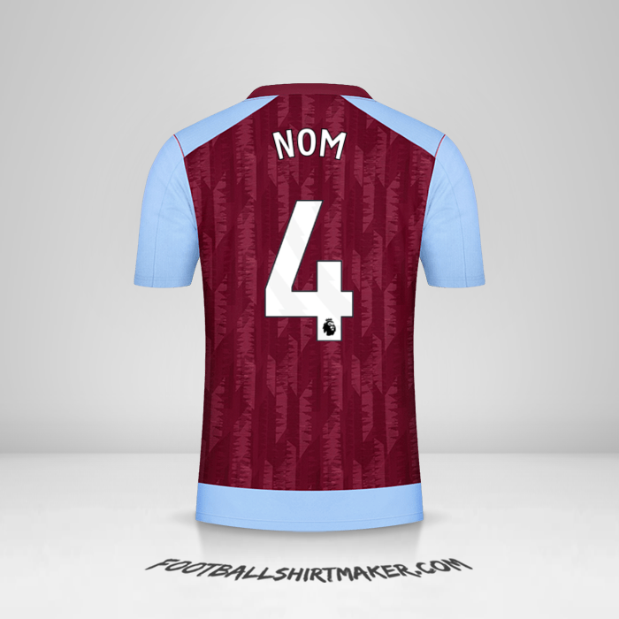 Maillot Aston Villa FC 2023/2024 -  nom - 4