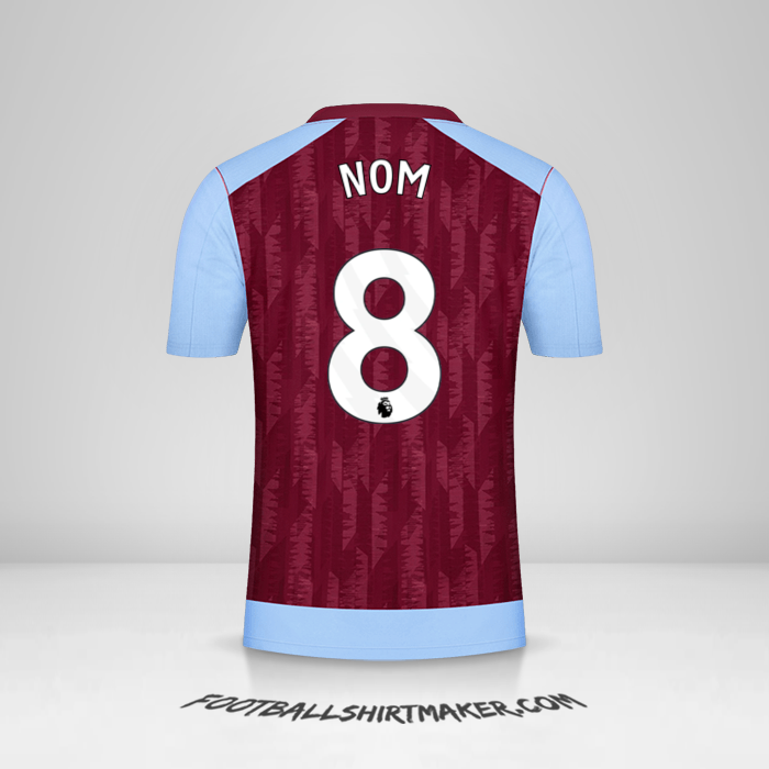 Maillot Aston Villa FC 2023/2024 -  nom - 8