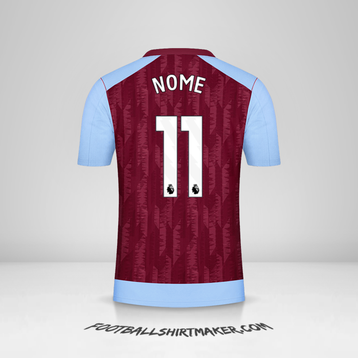 Maglia Aston Villa FC 2023/2024 -  nome - 11