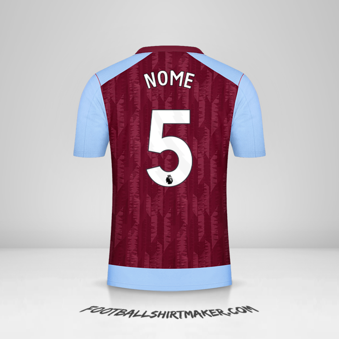 Maglia Aston Villa FC 2023/2024 -  nome - 5