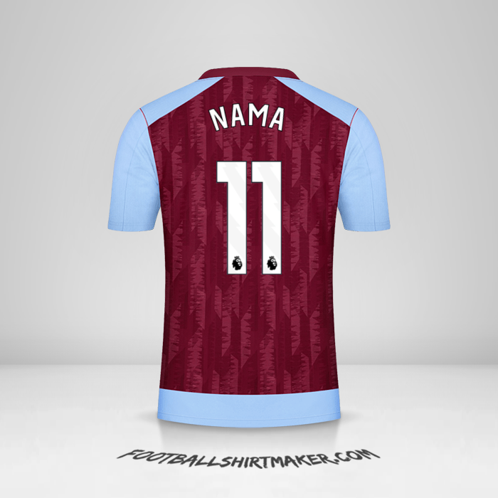 Jersey Aston Villa FC 2023/2024 -  nama - 11