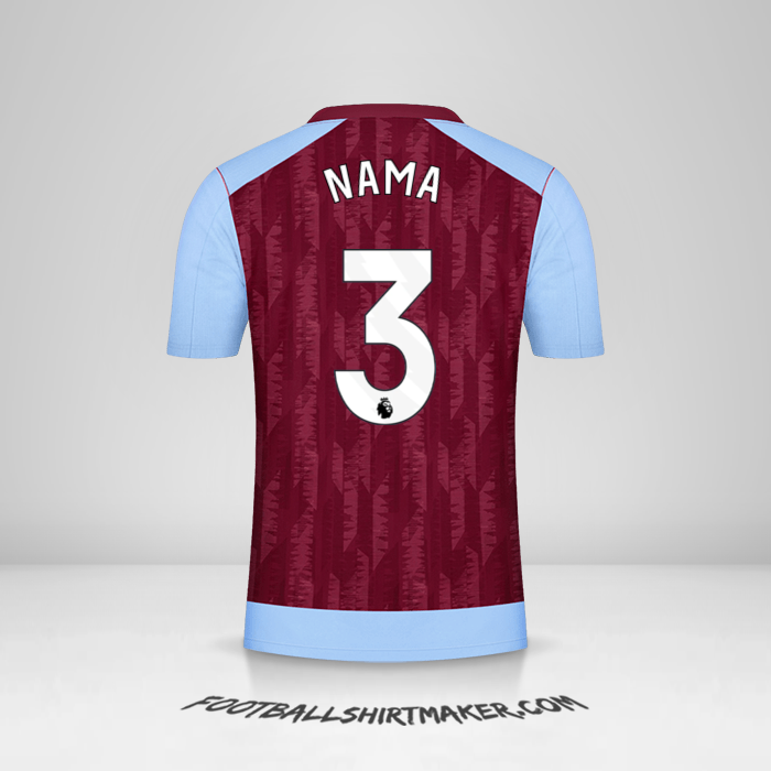 Jersey Aston Villa FC 2023/2024 -  nama - 3