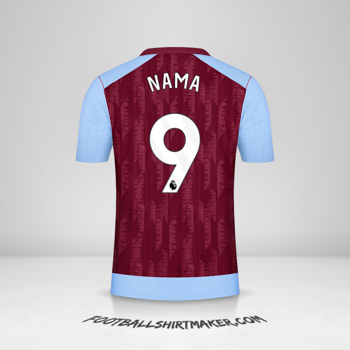 Jersey Aston Villa FC 2023/2024 -  nama - 9