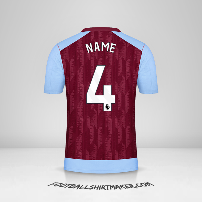 Trikot Aston Villa FC 2023/2024 -  name - 4