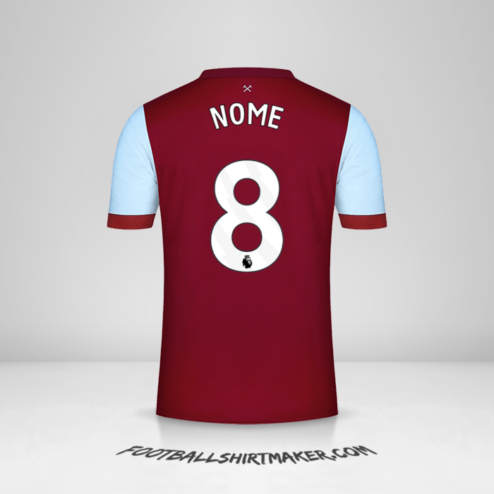 Camisola West Ham United FC 2023/2024 -  nome - 8