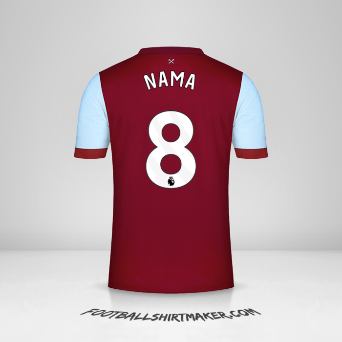 Jersey West Ham United FC 2023/2024 -  nama - 8