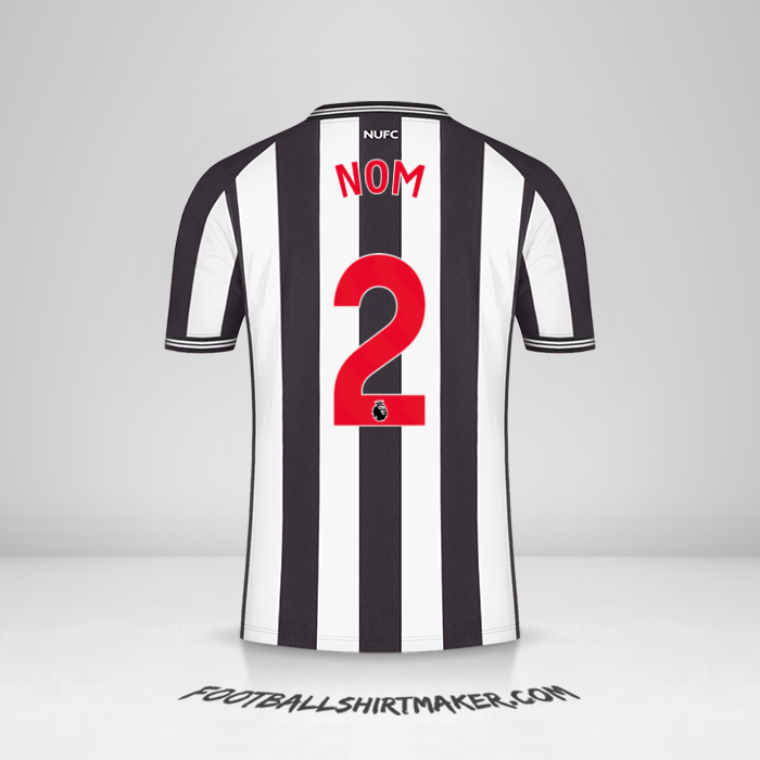 Maillot Newcastle United FC 2023/2024 -  nom - 2