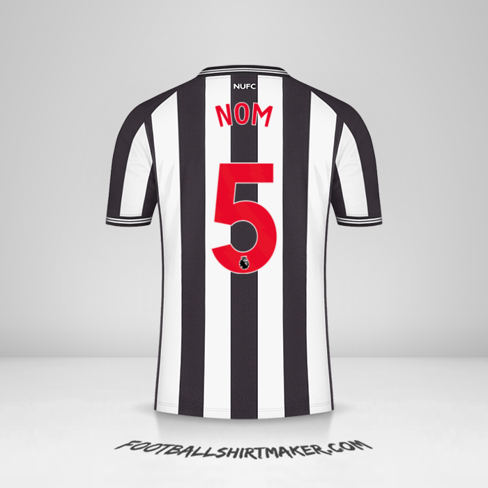 Maillot Newcastle United FC 2023/2024 -  nom - 5