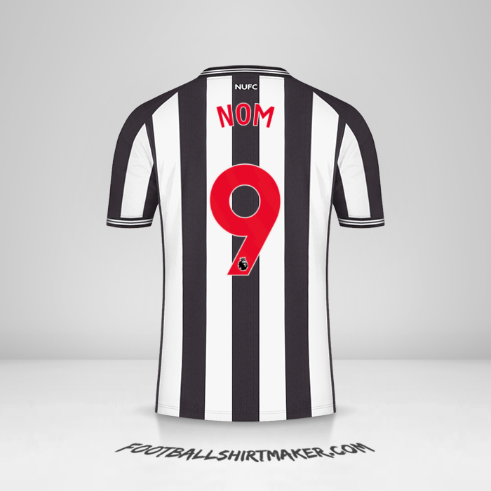 Maillot Newcastle United FC 2023/2024 -  nom - 9