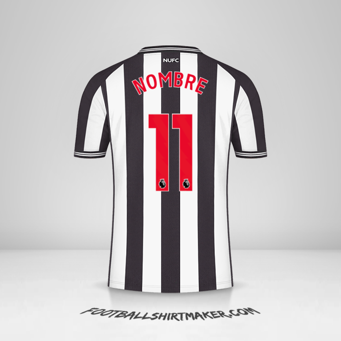 Camiseta Newcastle United FC 2023/2024 -  nombre - 11