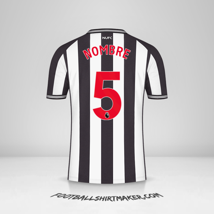 Camiseta Newcastle United FC 2023/2024 -  nombre - 5