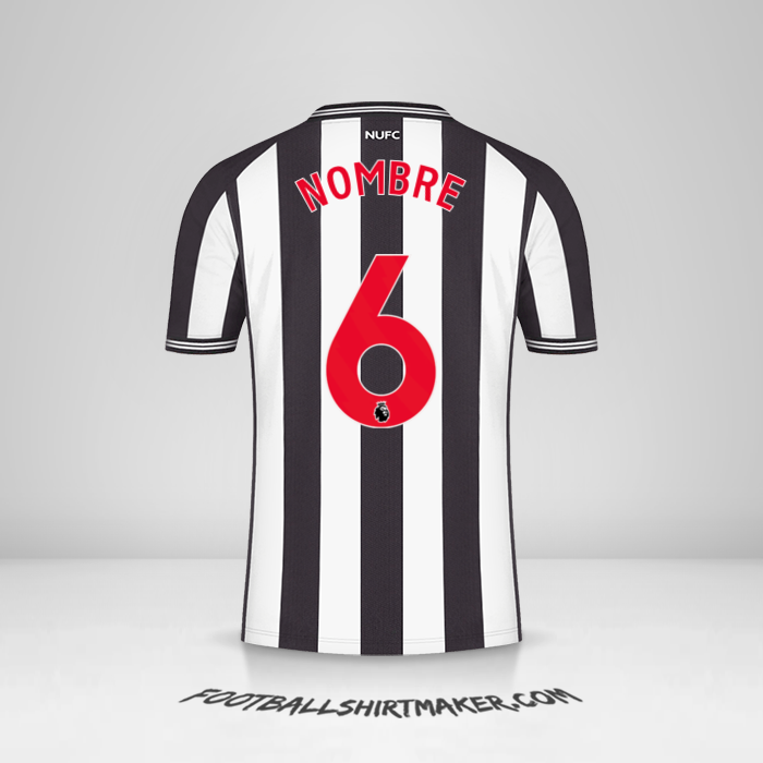 Camiseta Newcastle United FC 2023/2024 -  nombre - 6