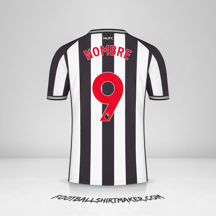 Jersey Newcastle United FC 2023/2024 -  nombre - 9