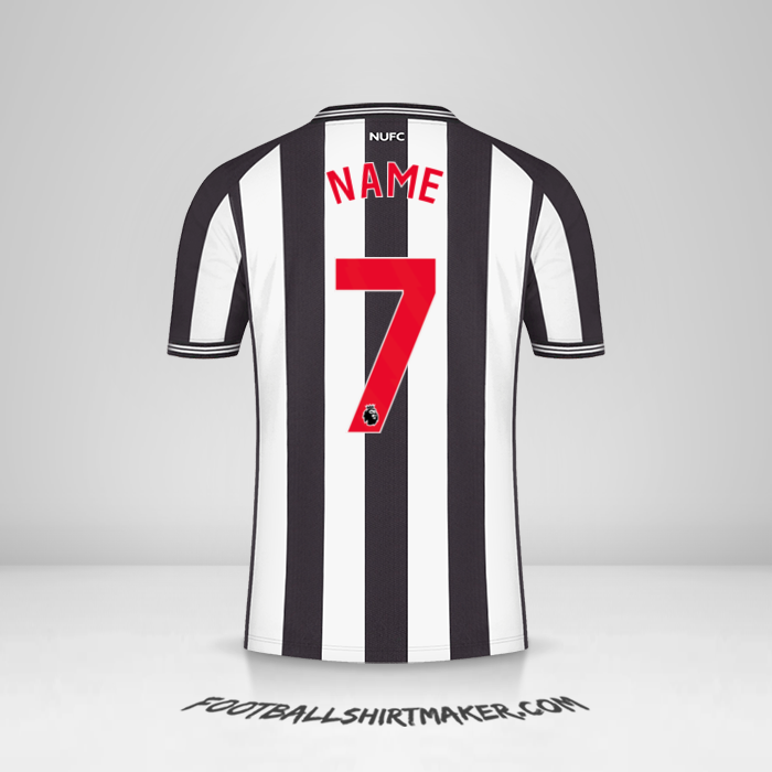 Shirt Newcastle United FC 2023/2024 -  name - 7