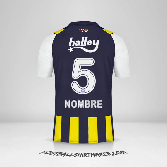 Camiseta Fenerbahce SK 2023/2024 -  nombre - 5