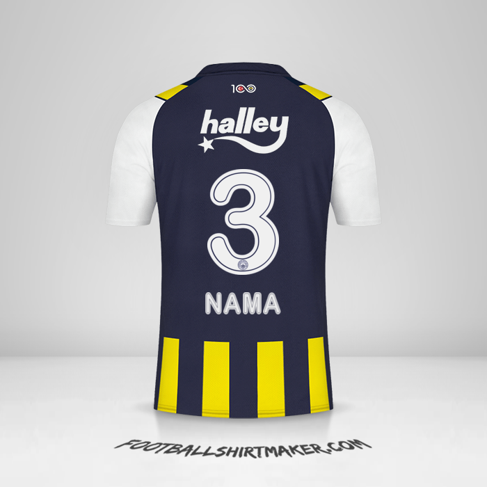Jersey Fenerbahce SK 2023/2024 -  nama - 3