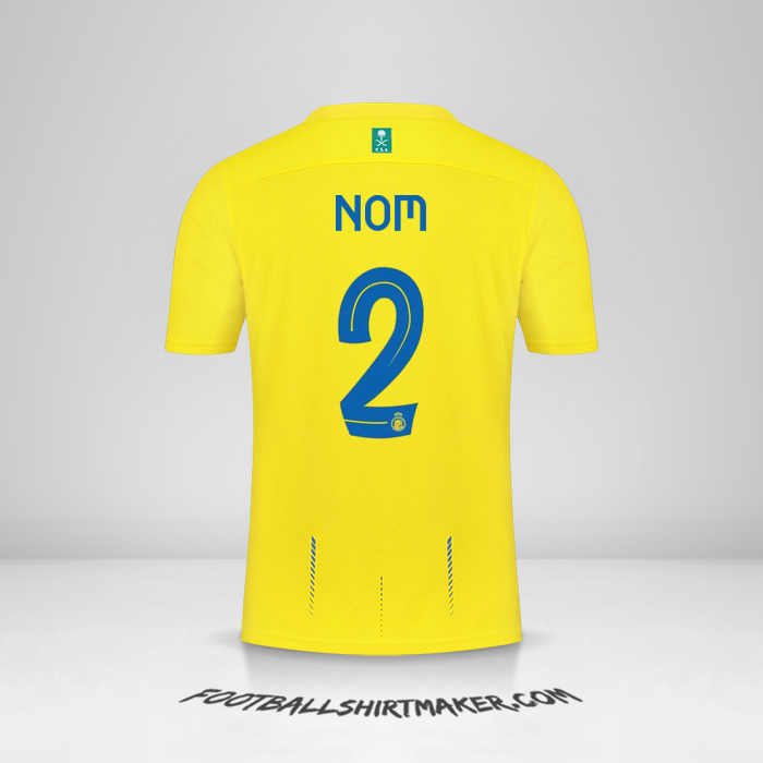 Maillot Al Nassr 2023/2024 -  nom - 2