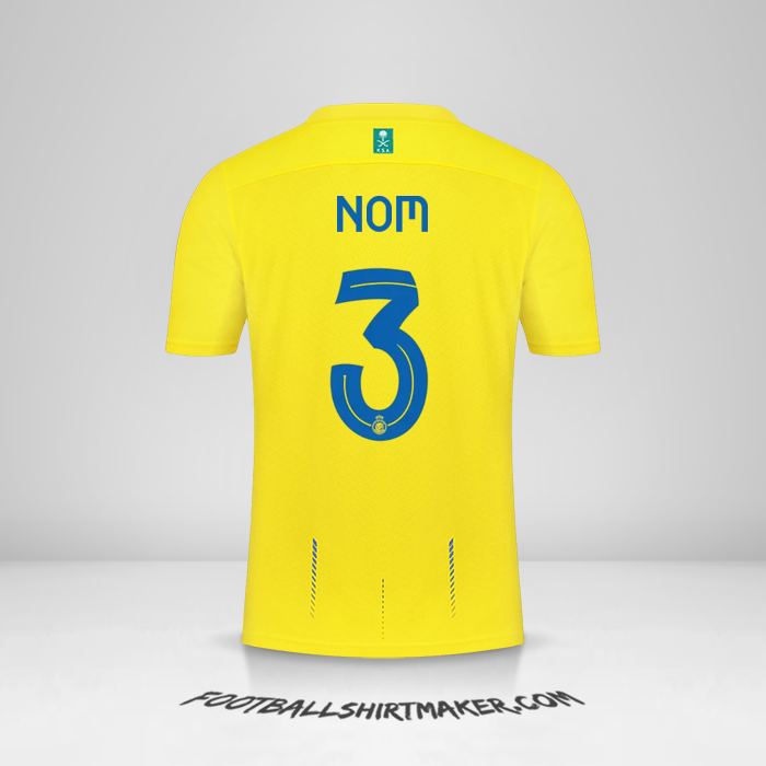 Maillot Al Nassr 2023/2024 -  nom - 3