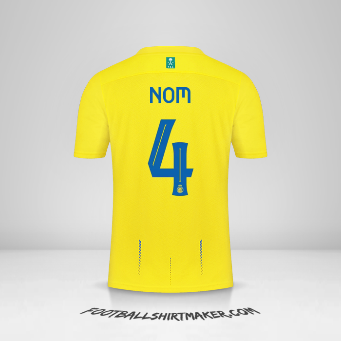 Maillot Al Nassr 2023/2024 -  nom - 4