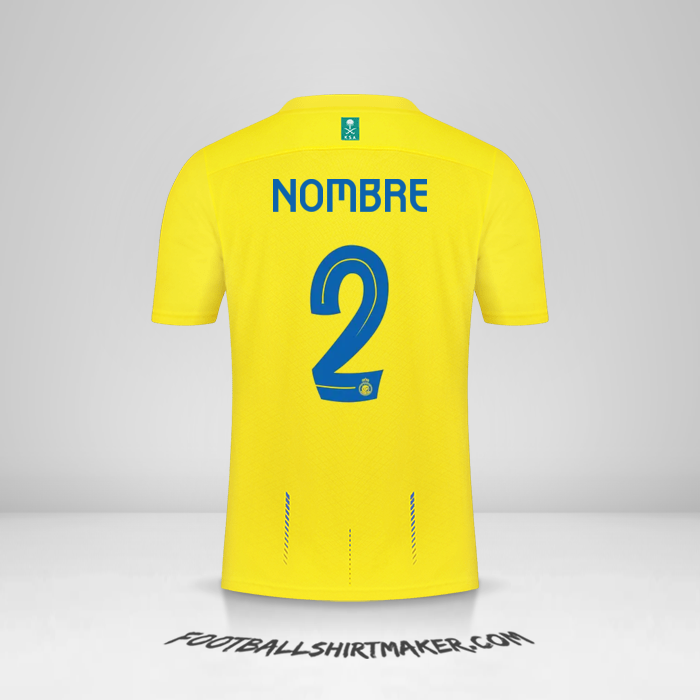 Jersey Al Nassr 2023/2024 -  nombre - 2