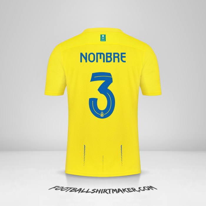 Jersey Al Nassr 2023/2024 -  nombre - 3
