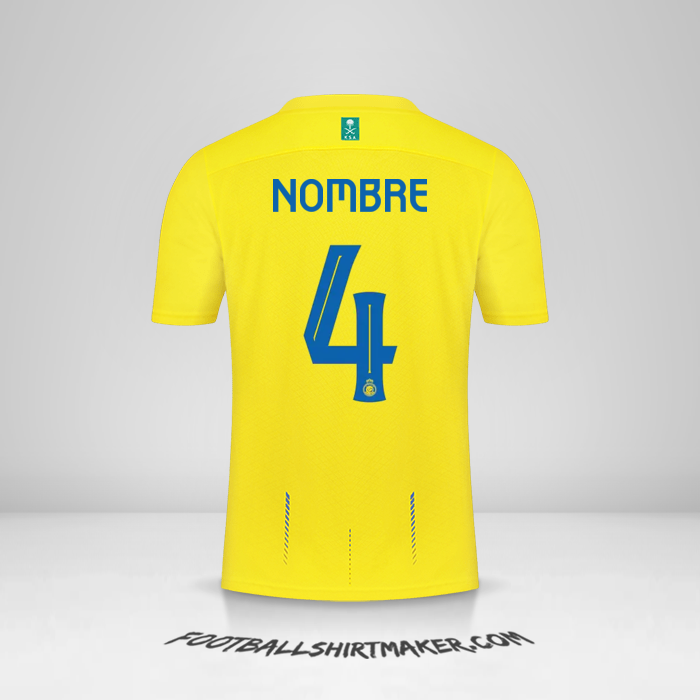 Camiseta Al Nassr 2023/2024 -  nombre - 4
