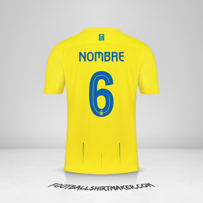 Jersey Al Nassr 2023/2024 -  nombre - 6