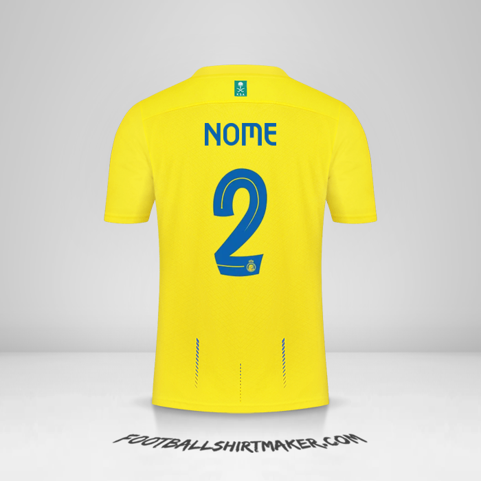 Camisa Al Nassr 2023/2024 -  nome - 2