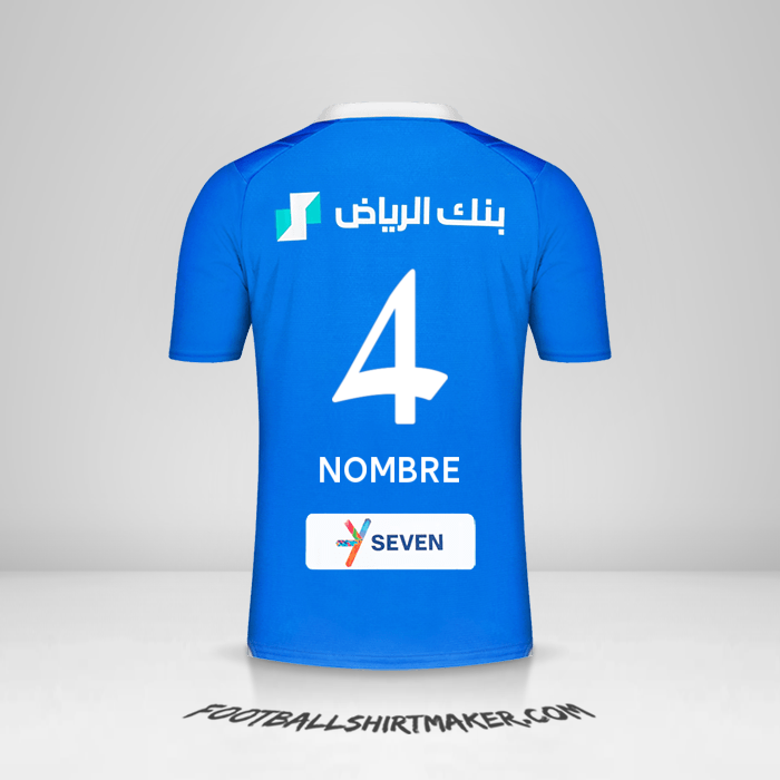Jersey Al Hilal 2023/2024 -  nombre - 4