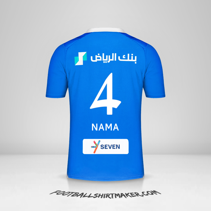 Jersey Al Hilal 2023/2024 -  nama - 4