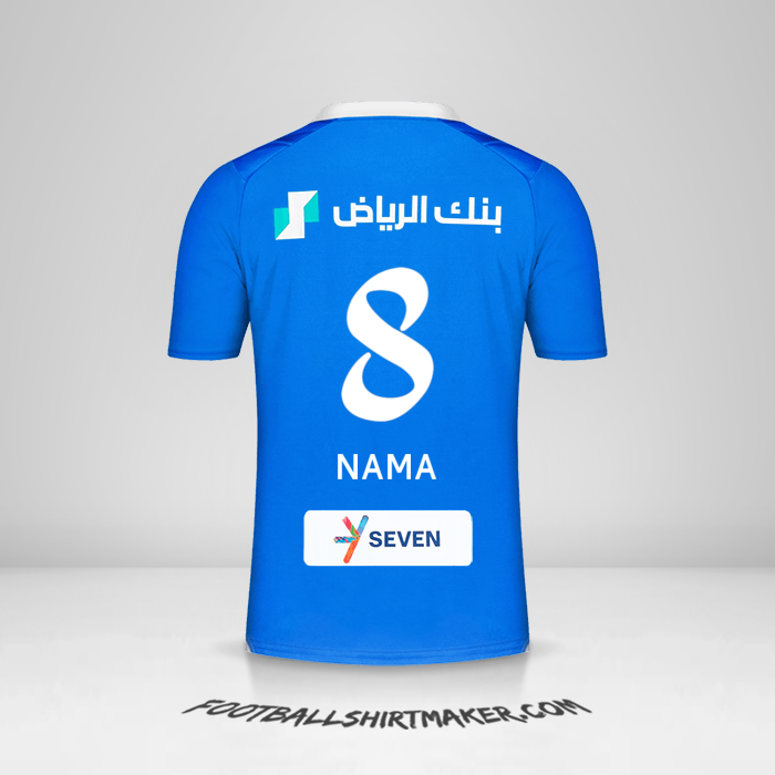 Jersey Al Hilal 2023/2024 -  nama - 8