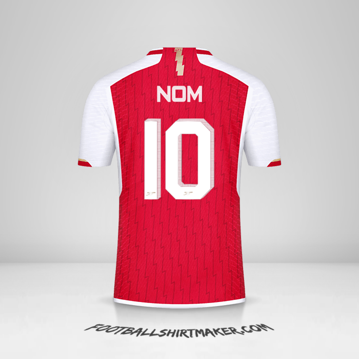 Maillot Arsenal Cup 2023/2024 -  nom - 10