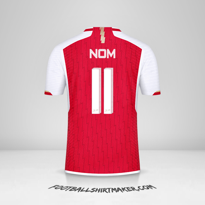 Maillot Arsenal Cup 2023/2024 -  nom - 11
