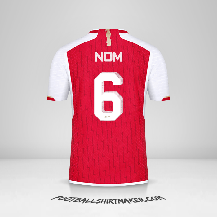 Maillot Arsenal Cup 2023/2024 -  nom - 6