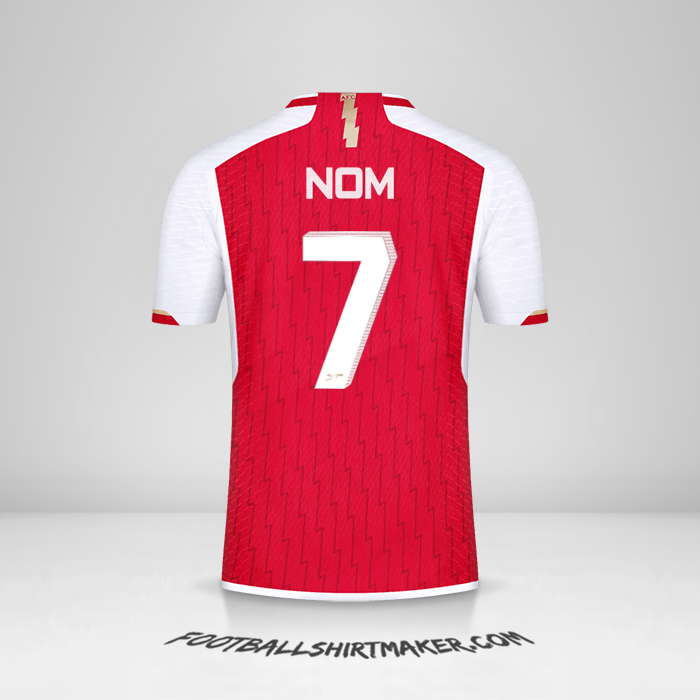 Maillot Arsenal Cup 2023/2024 -  nom - 7