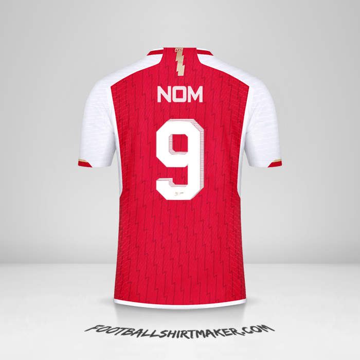 Maillot Arsenal Cup 2023/2024 -  nom - 9