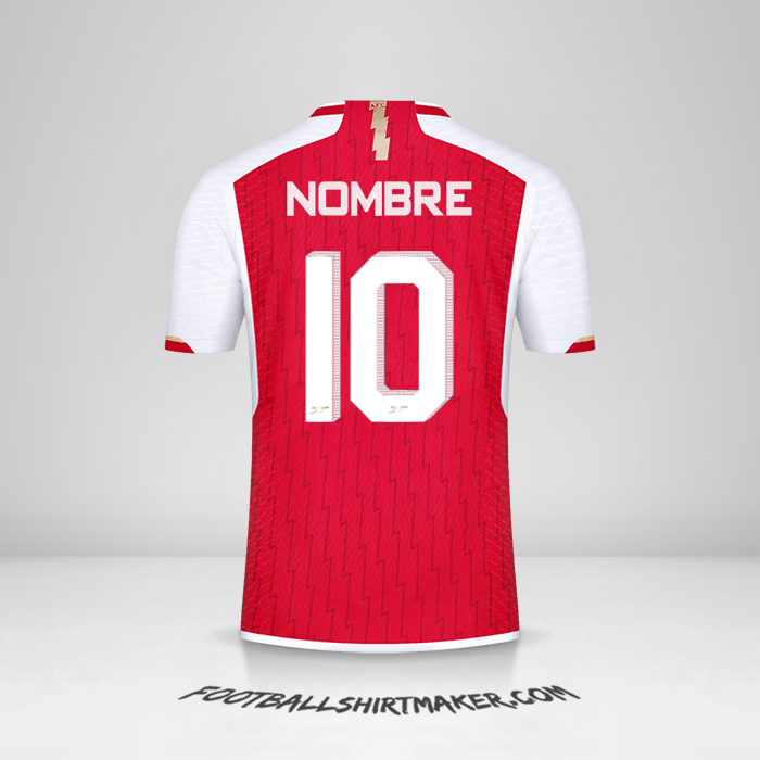 Camiseta Arsenal Cup 2023/2024 -  nombre - 10