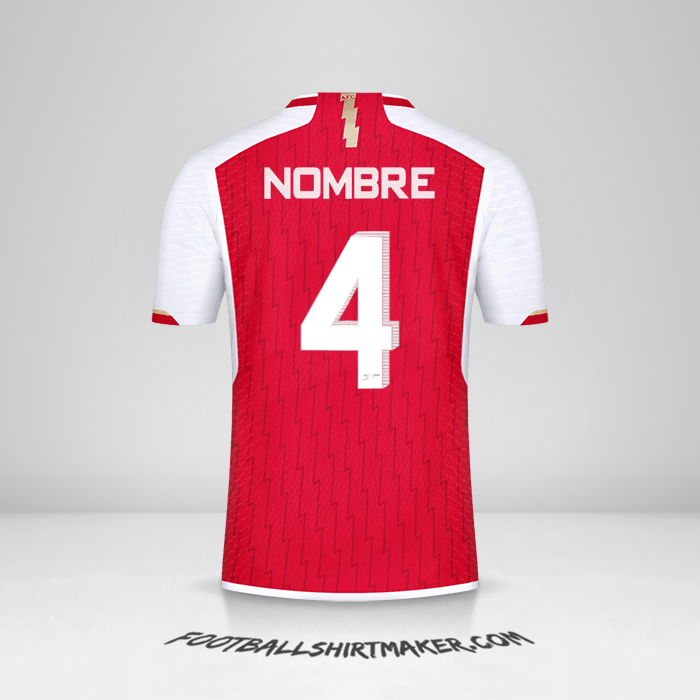 Camiseta Arsenal Cup 2023/2024 -  nombre - 4