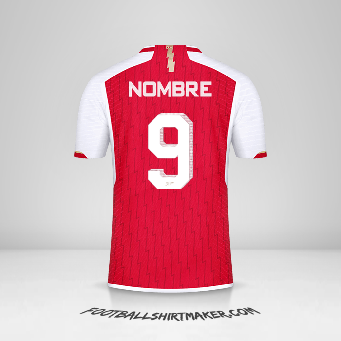 Camiseta Arsenal Cup 2023/2024 -  nombre - 9