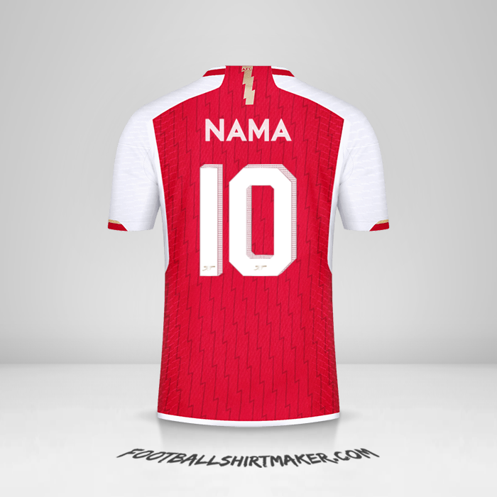 Jersey Arsenal Cup 2023/2024 -  nama - 10