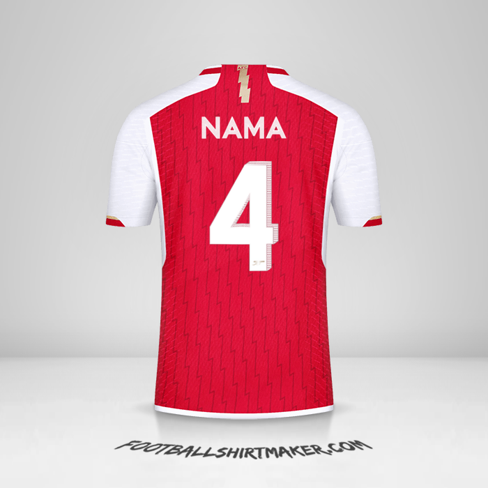 Jersey Arsenal Cup 2023/2024 -  nama - 4