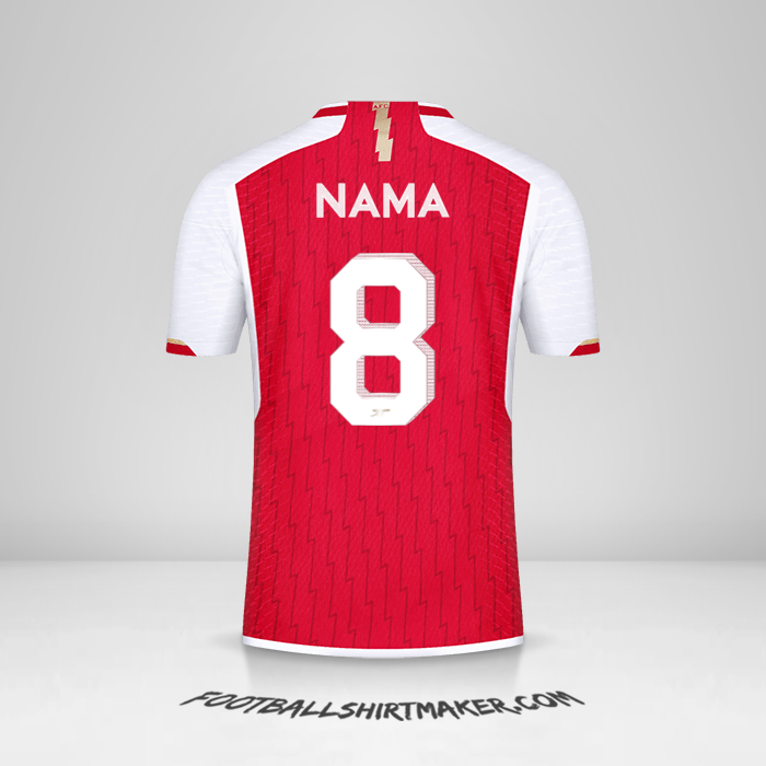 Jersey Arsenal Cup 2023/2024 -  nama - 8
