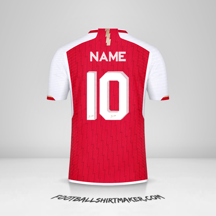 Jersey Arsenal Cup 2023/2024 -  name - 10