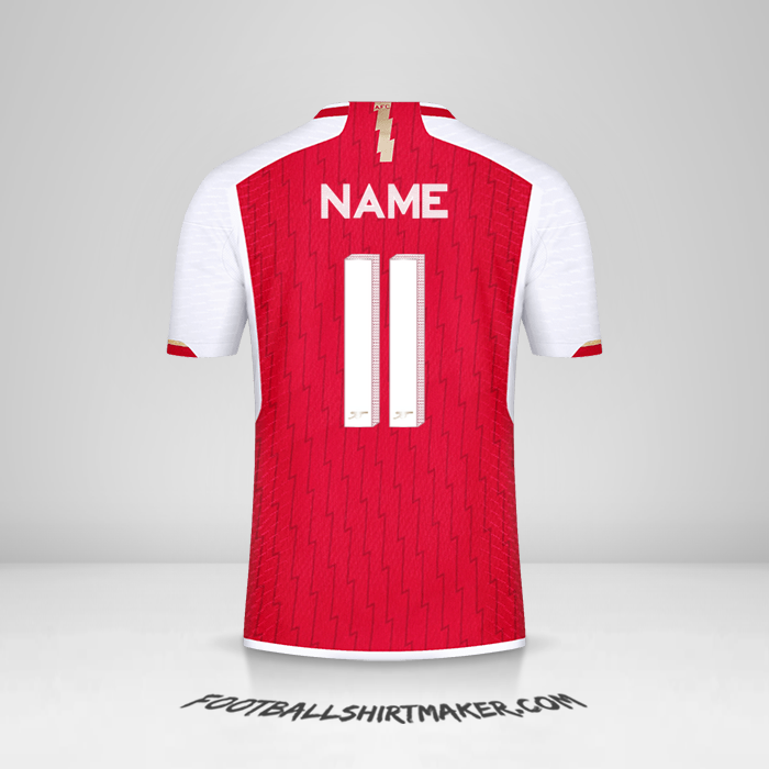 Jersey Arsenal Cup 2023/2024 -  name - 11