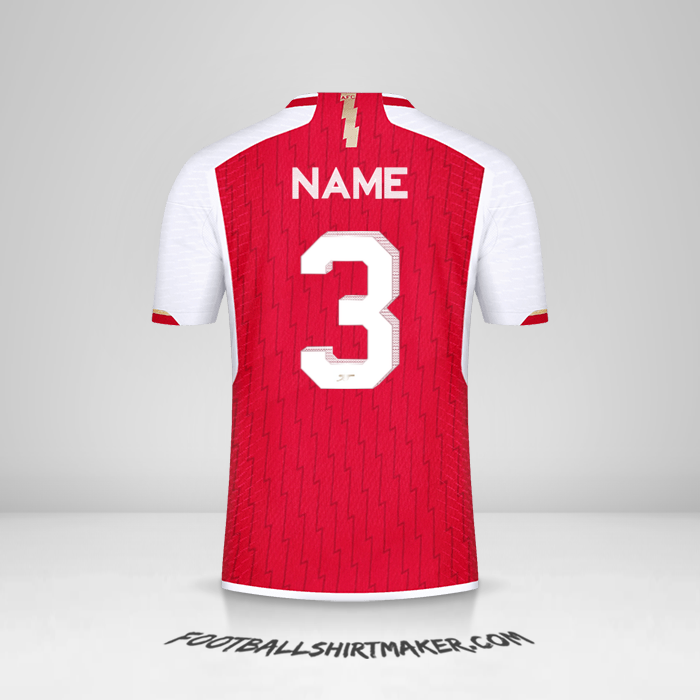 Shirt Arsenal Cup 2023/2024 -  name - 3