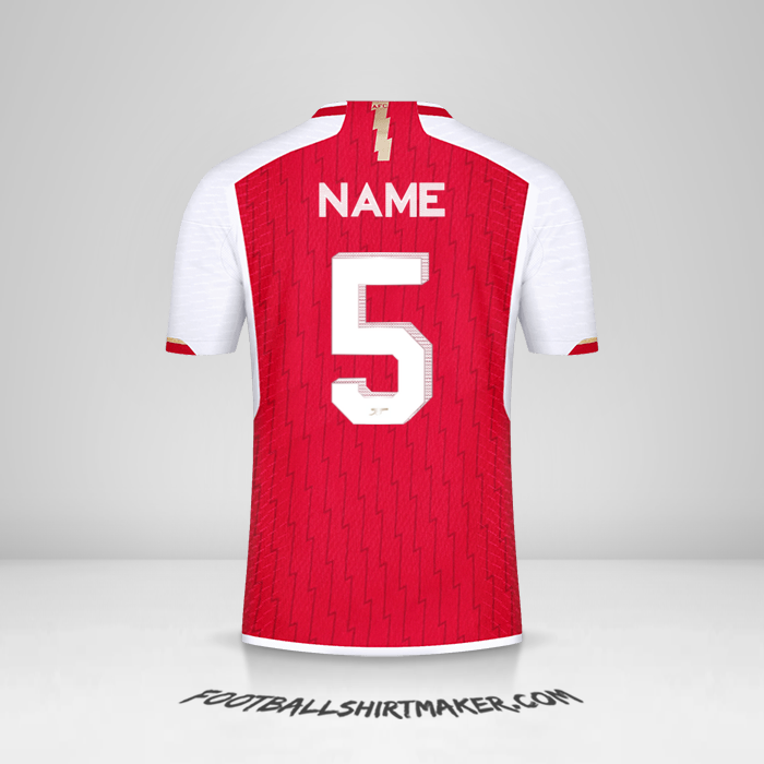 Trikot Arsenal Cup 2023/2024 -  name - 5