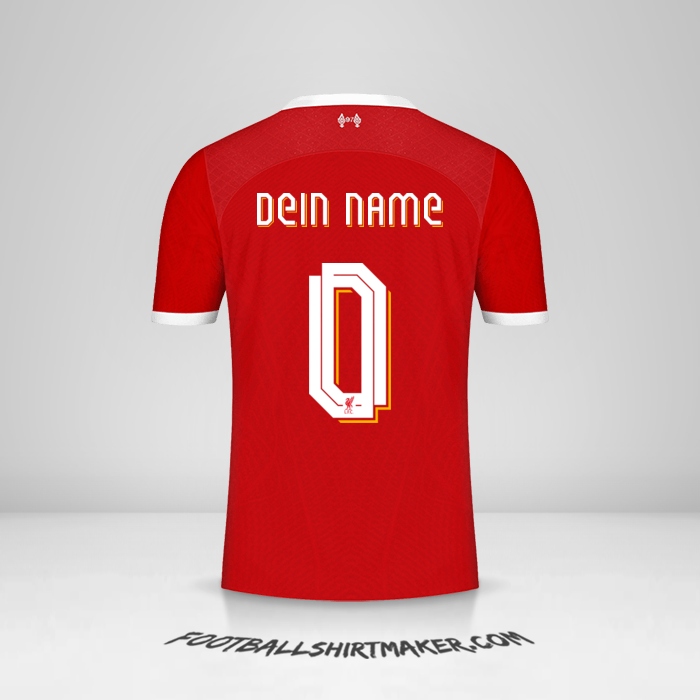 Trikot Liverpool FC Cup 2023/2024 -  dein name - 0